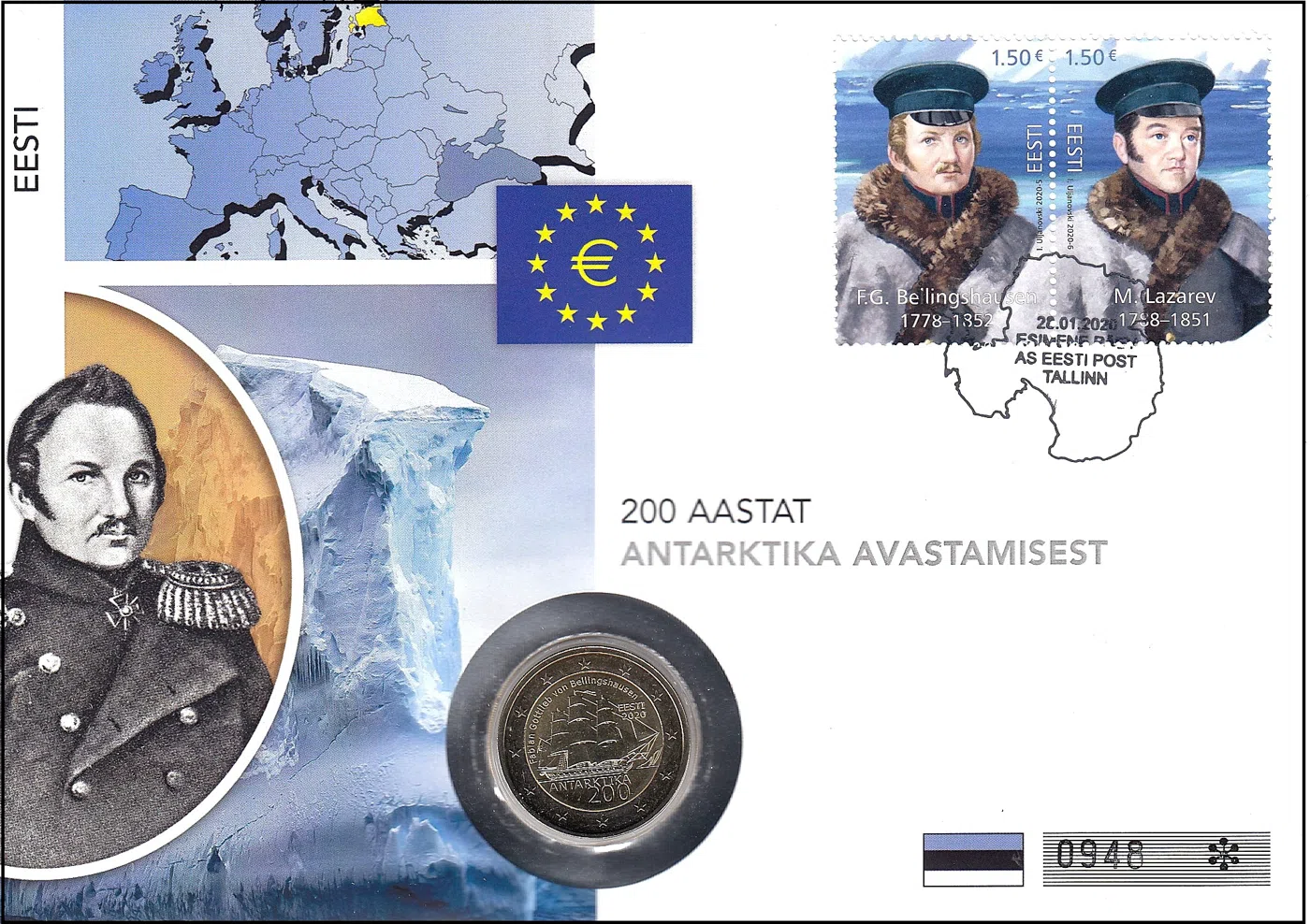 200. OBLETNICA ODKRITJA ANTARTIKE